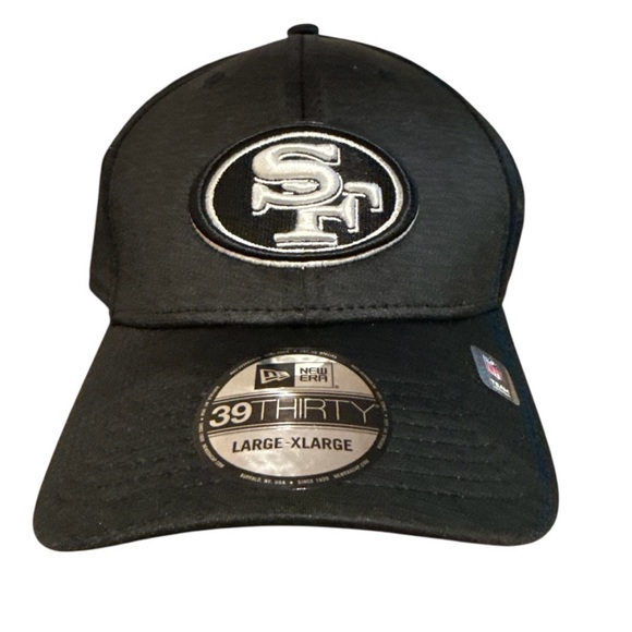 New Era Other - 🆕 black New Era 39THIRTY SF 49ers stretch-fit hat in size large-xlarge